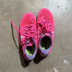 Nike Pink Athletic Shoes Lightweight Mesh